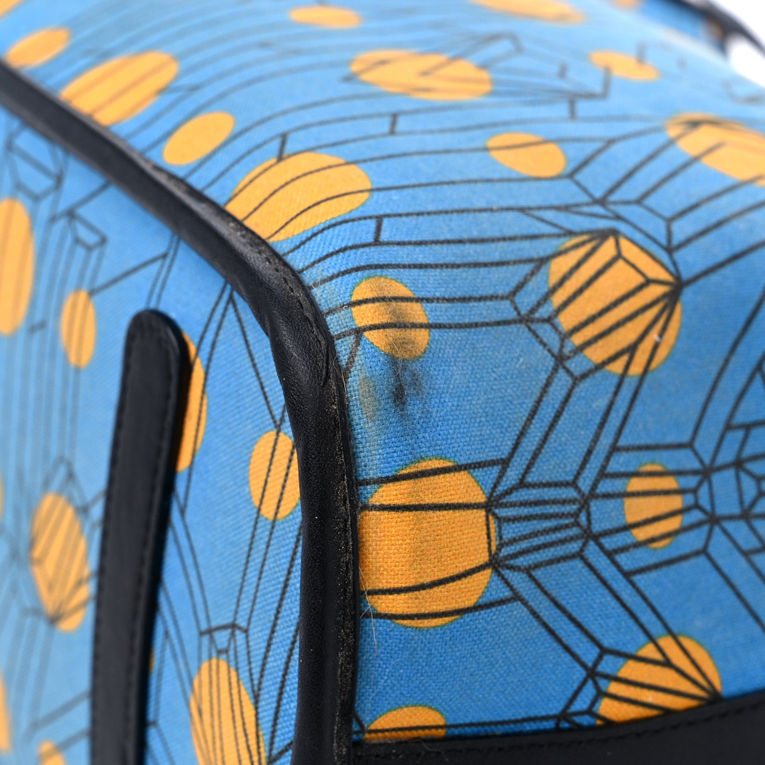 MCM Visetos Large Project Reversible Shopper Tote Munich Blue 18 of 21