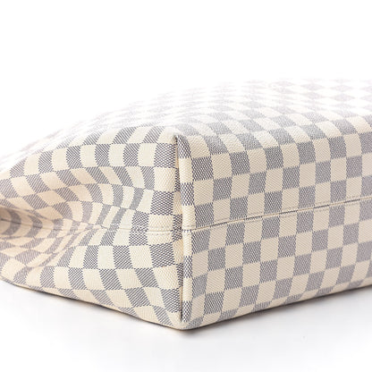 Louis Vuitton Damier Azur Graceful MM Rose Ballerine 10 of 11