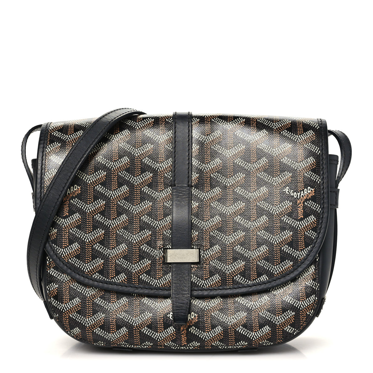 Goyard Goyardine Belvedere II PM Messenger Bag Black 1 of 9