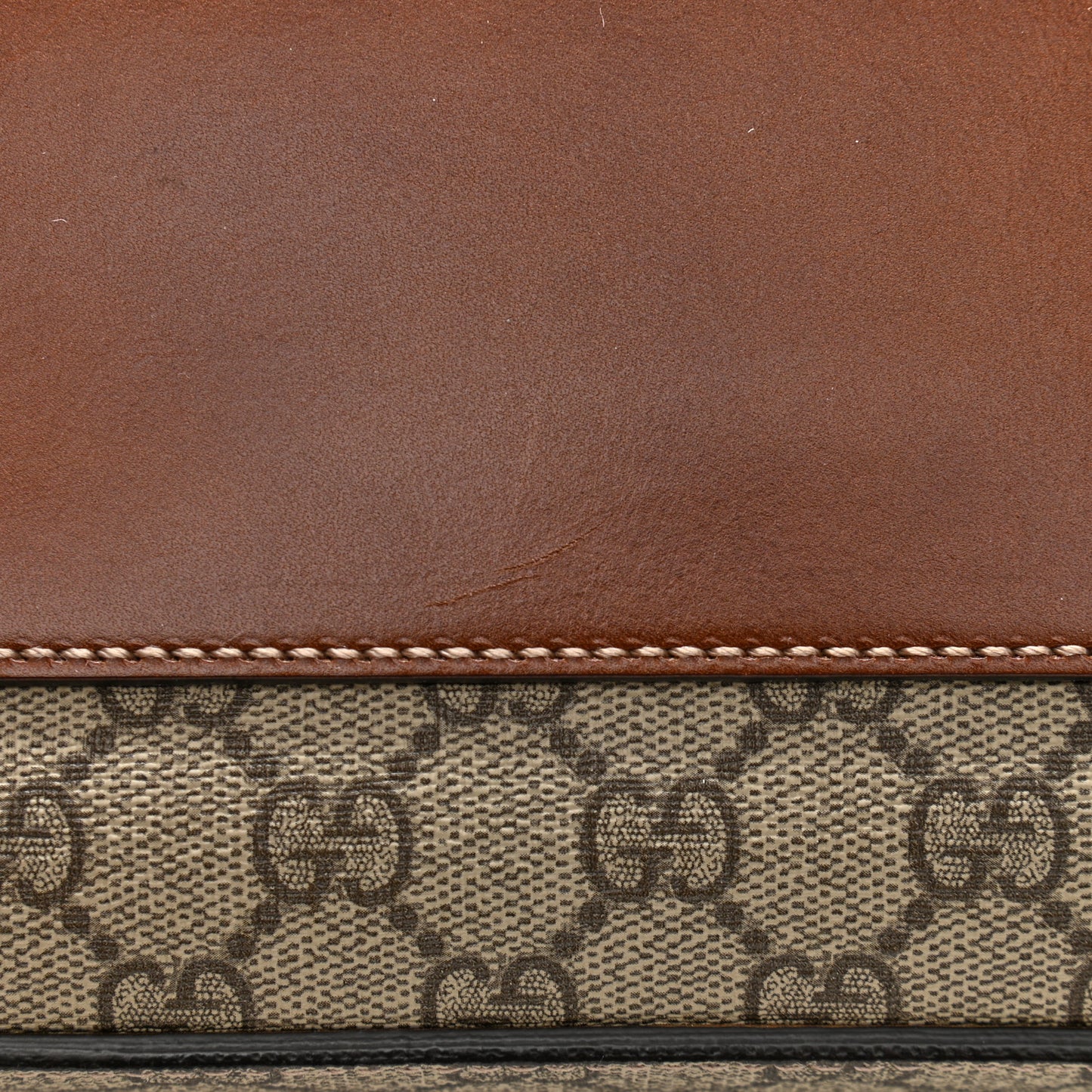 GG Supreme Monogram Linea A Hobo Brown