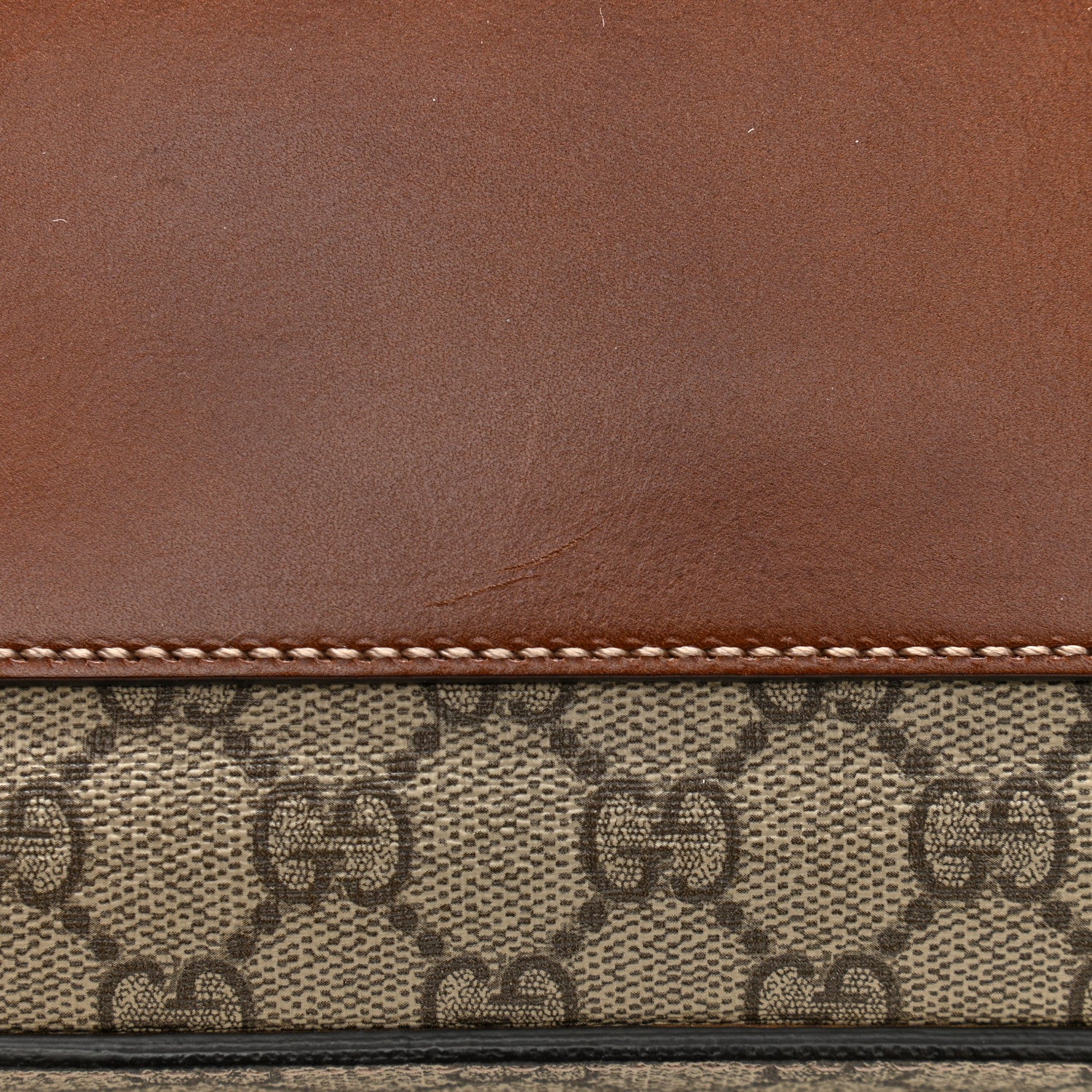 Gucci GG Supreme Monogram Linea A Hobo Brown 12 of 14