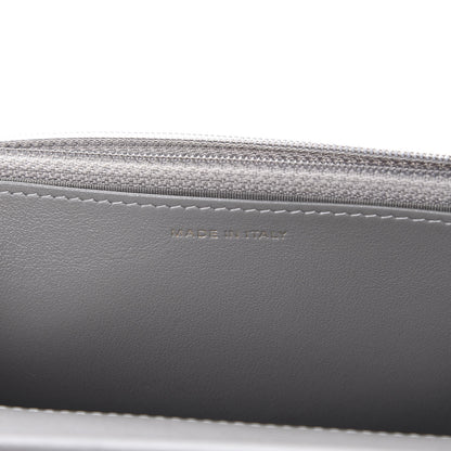 Chanel Caviar Quilted Boy Wallet On Chain WOC Grey 6 of 16