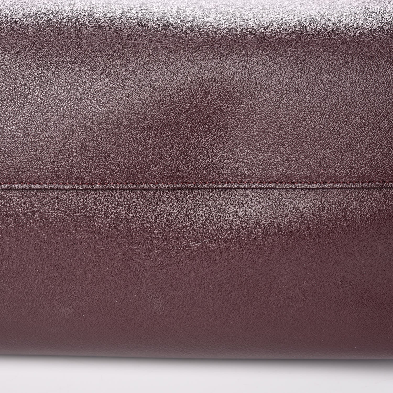 Saint Laurent Calfskin Large Shopping Tote Bordeaux 11 of 13