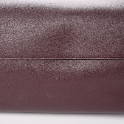 Saint Laurent Calfskin Large Shopping Tote Bordeaux 11 of 13