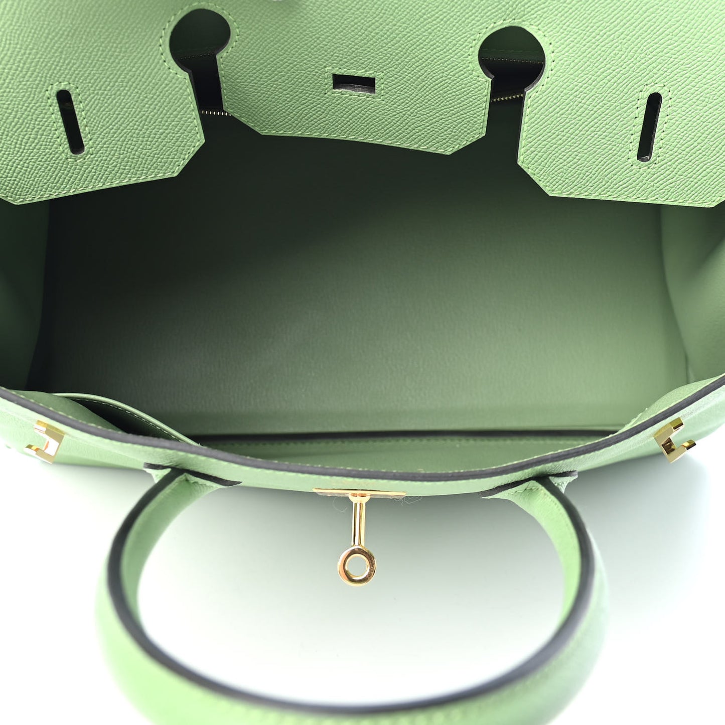Epsom Birkin 35 Vert Criquet
