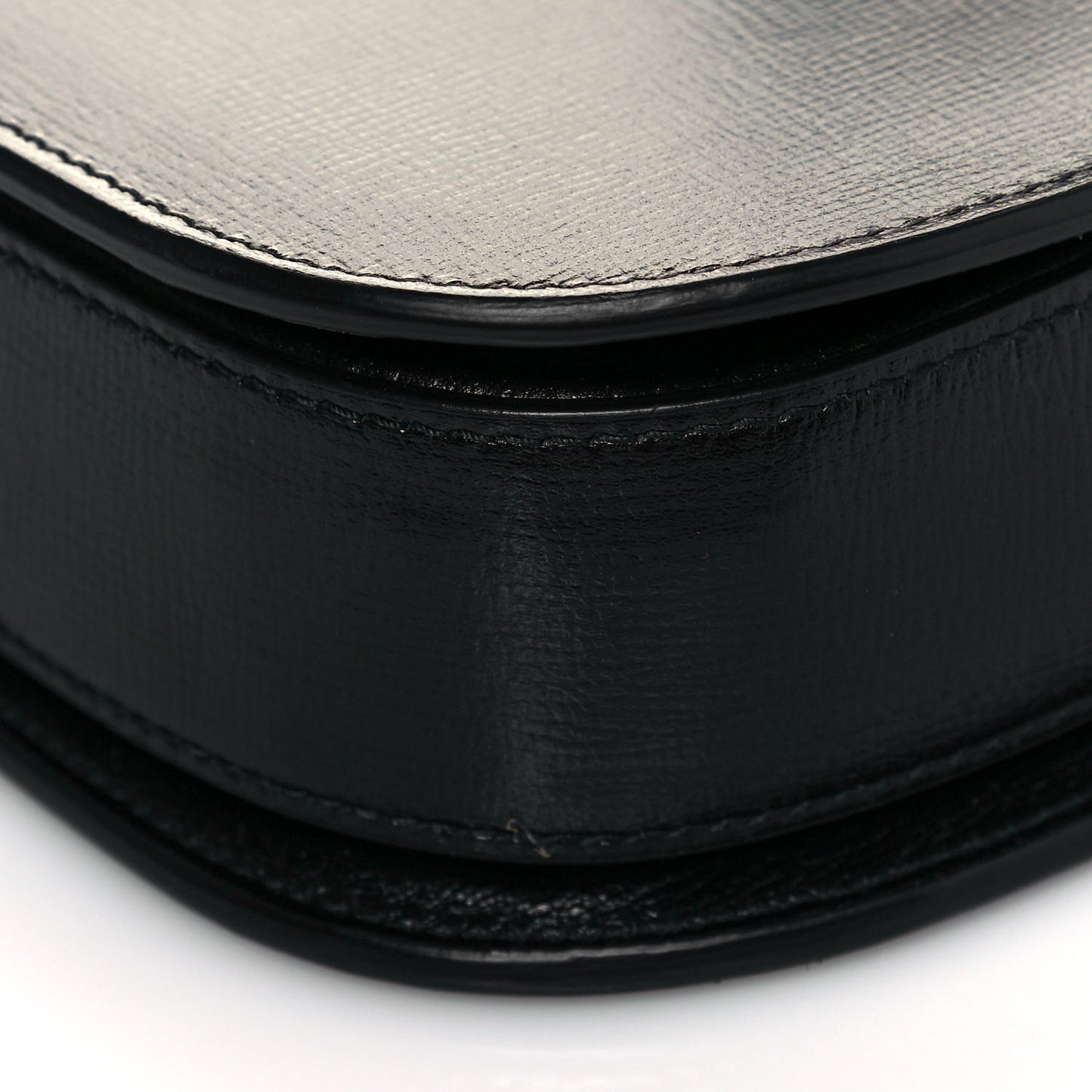 Azalea Calfskin Horsebit 1955 Shoulder Bag Black