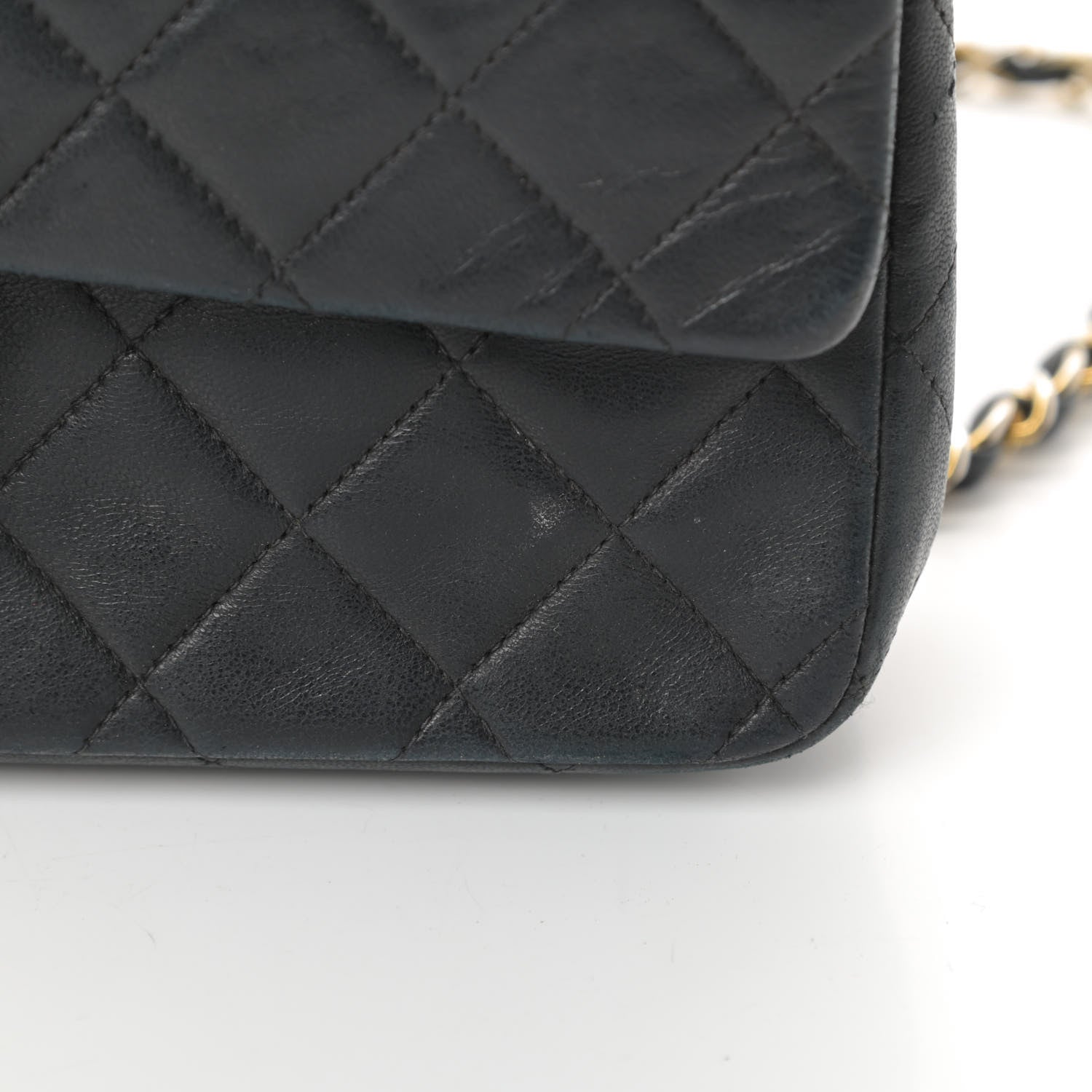Chanel Lambskin Quilted Medium Double Flap Black 20 of 21