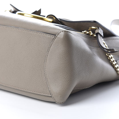 Chloe Calfskin Small Faye Day Shoulder Bag Motty Grey 15 of 19