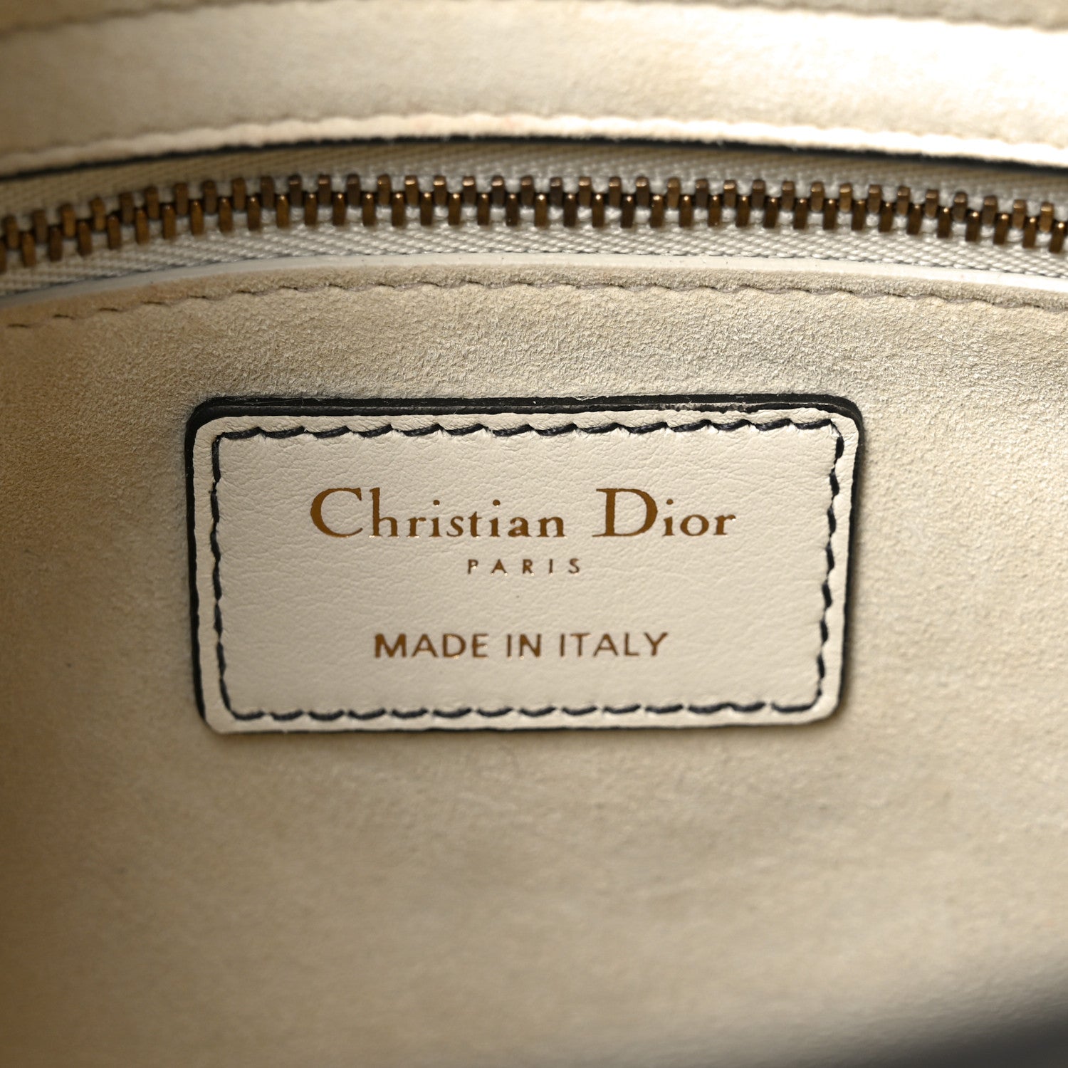 Christian Dior Calfskin Niki De Saint Phalle Medium Supple Lady Dior Off White 6 of 11