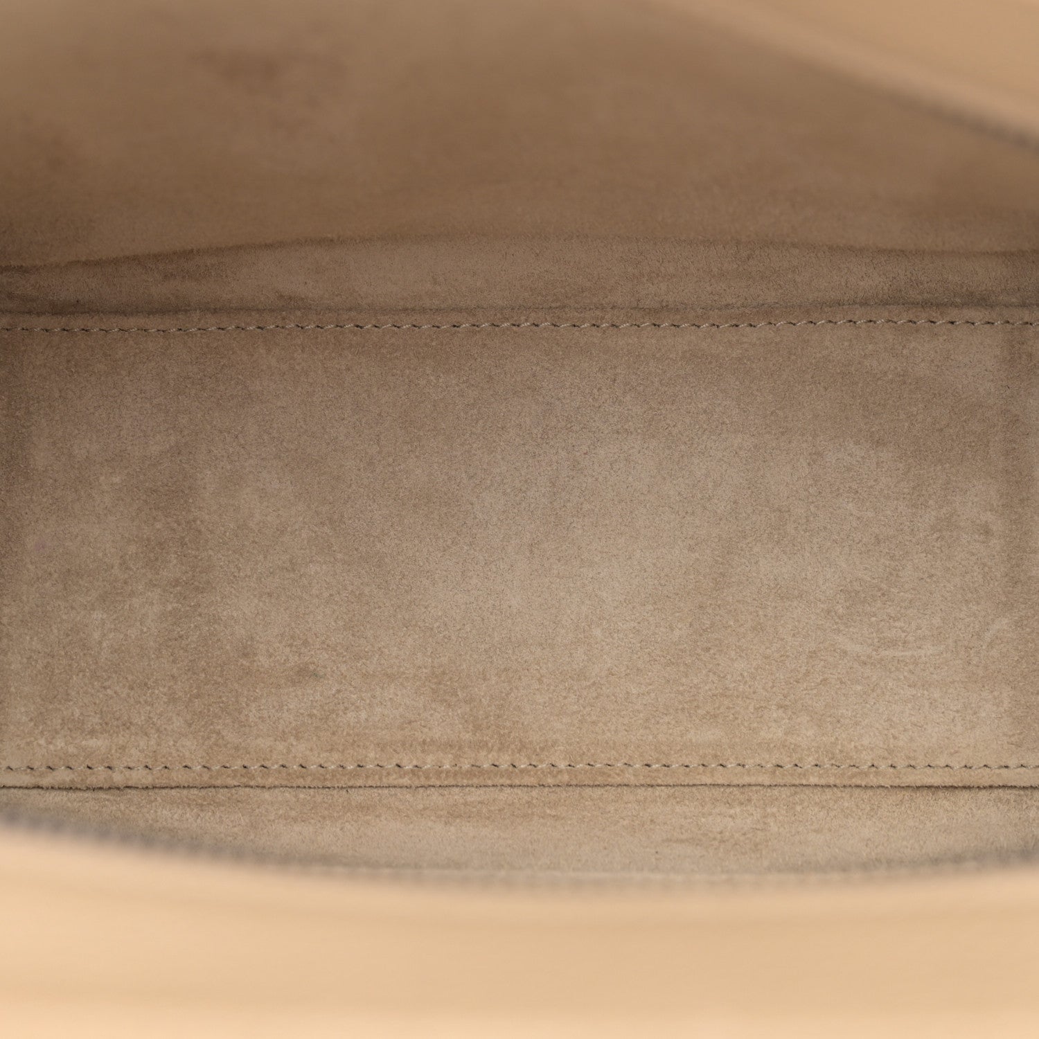 Celine Drummed Calfskin Nano Luggage Dune 5 of 15