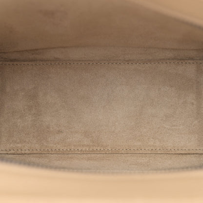 Celine Drummed Calfskin Nano Luggage Dune 5 of 15