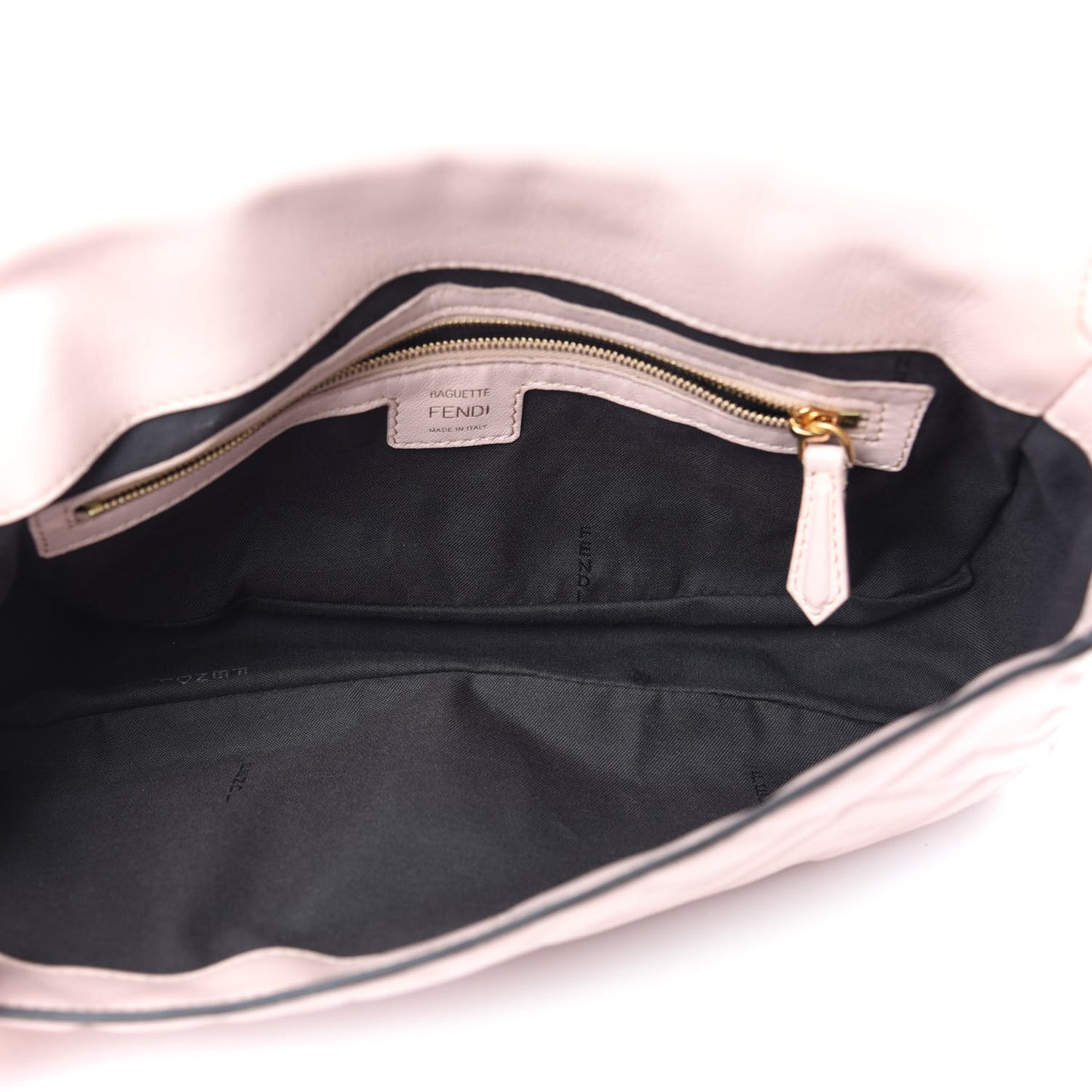 Nappa FF 1974 Embossed Baguette Rosa Quarzo
