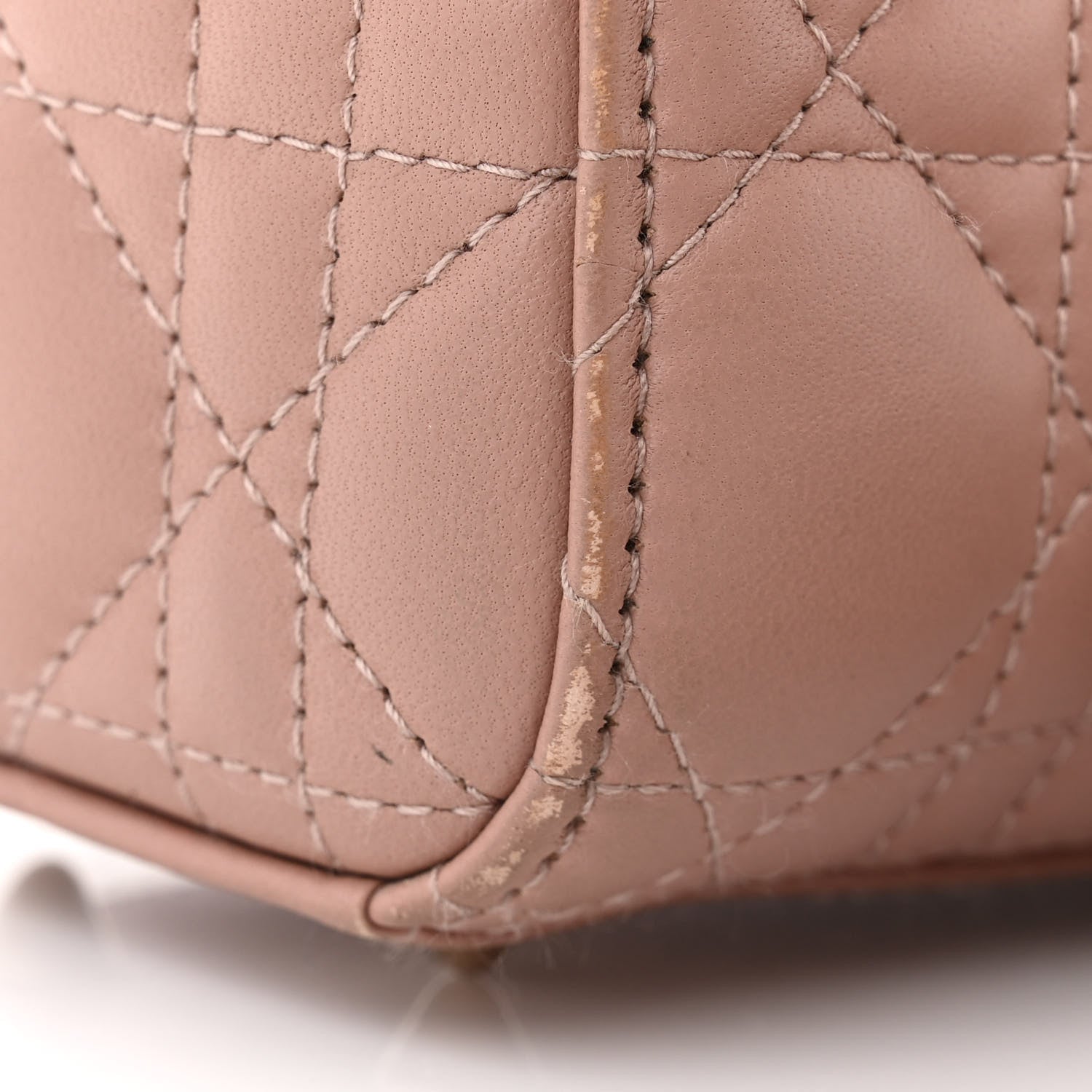 Christian Dior Lambskin Cannage Small My ABCDior Lady Dior Fard 14 of 15