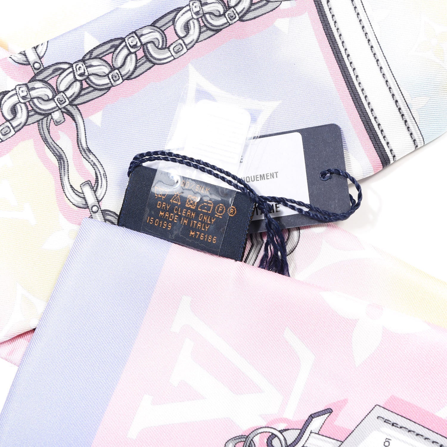 Louis Vuitton Silk Monogram Escale Confidential Bandeau Pink 4 of 5