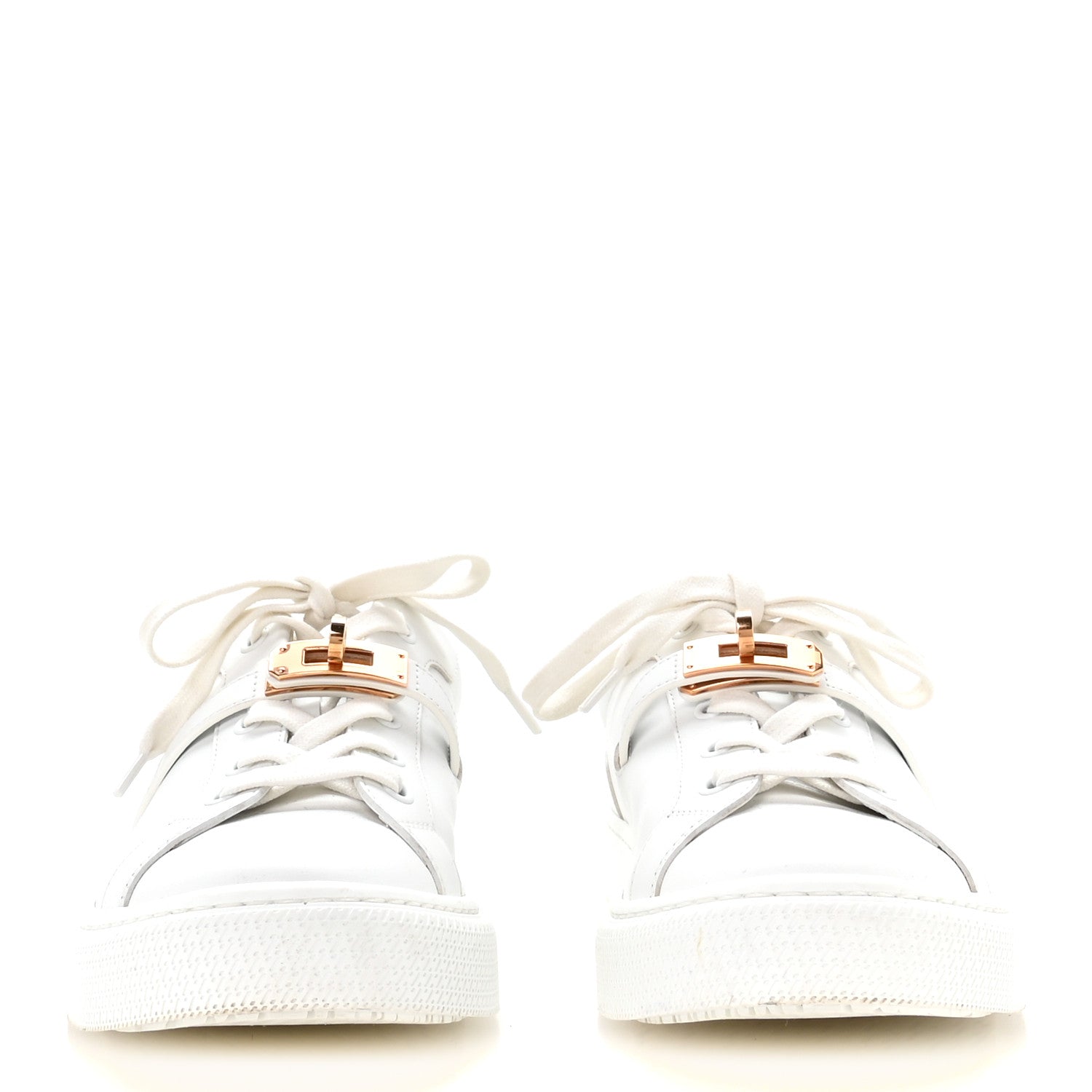 Hermes Calfskin Day Sneakers 39 White 3 of 8