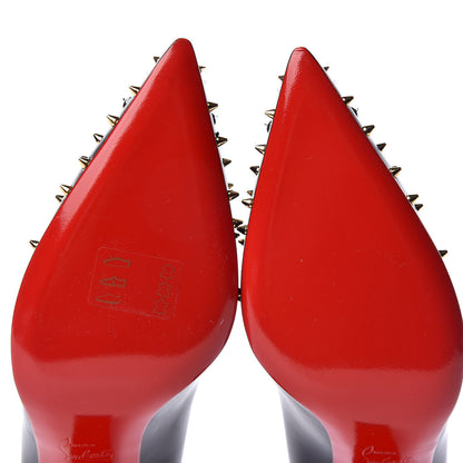 Christian Louboutin Shiny Nappa Goldopump Spikes 70 Pumps 36.5 Black 7 of 9