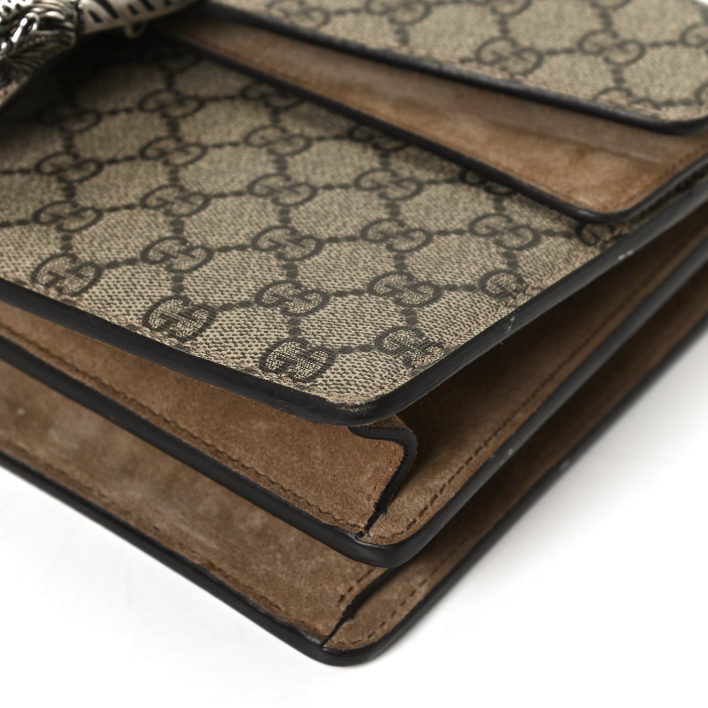 GG Supreme Monogram Small Dionysus Shoulder Bag Taupe