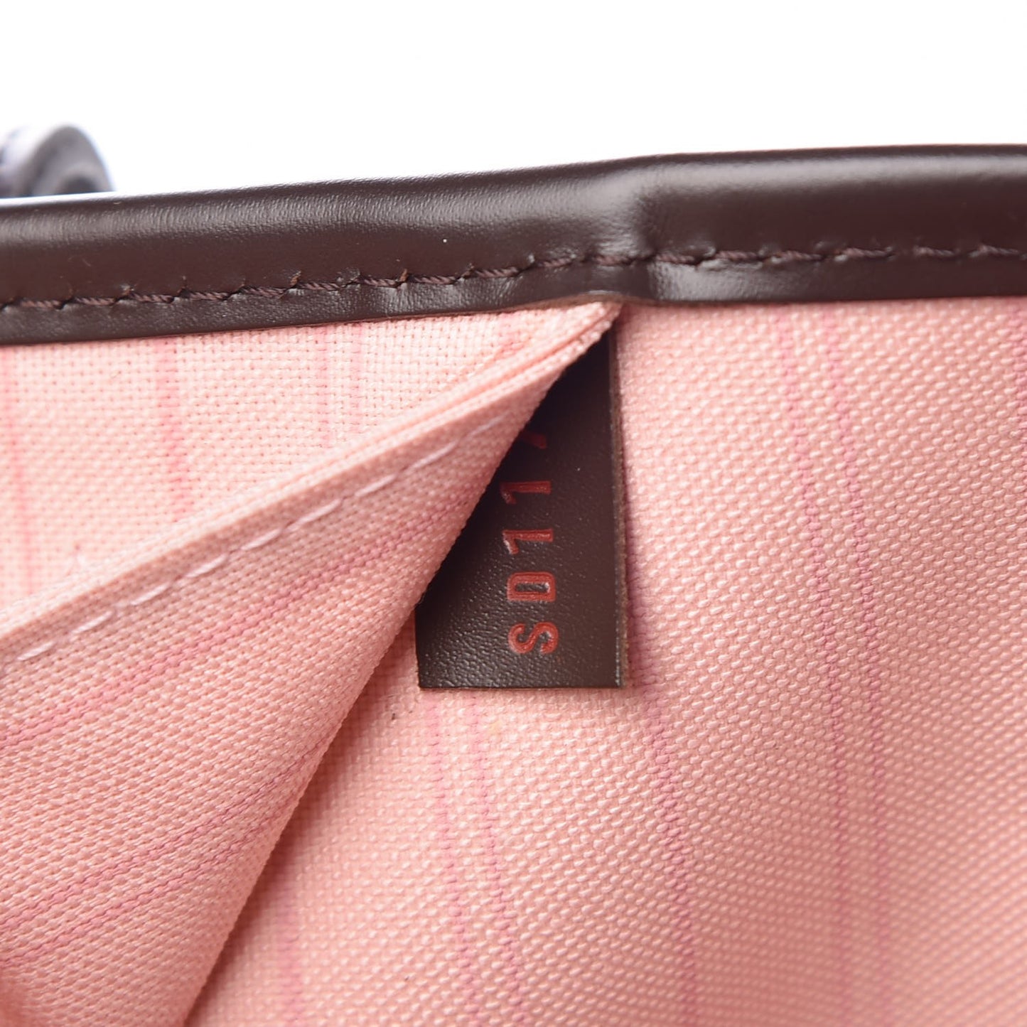 Damier Ebene Neo Neverfull MM Rose Ballerine