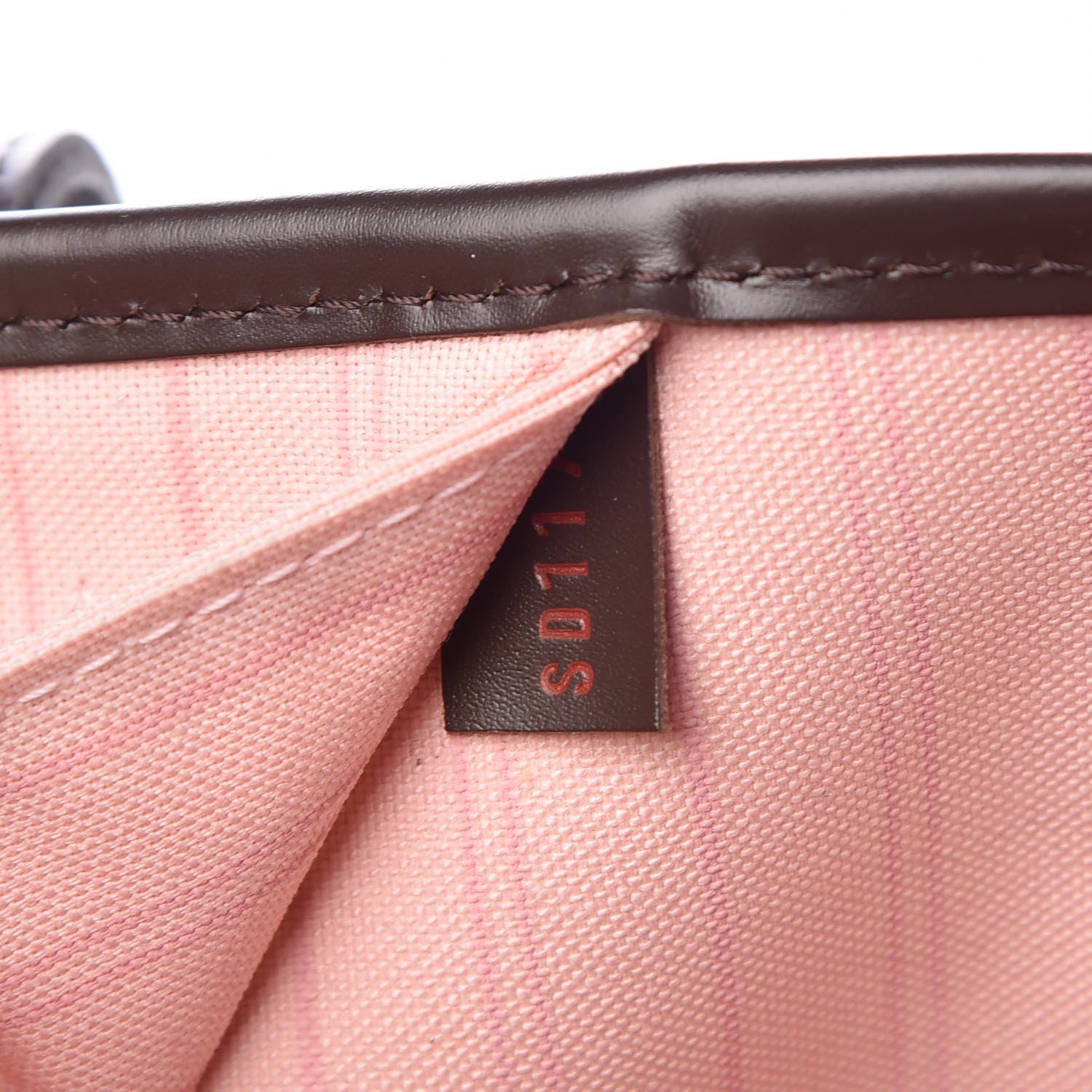 Louis Vuitton Damier Ebene Neo Neverfull MM Rose Ballerine 8 of 8