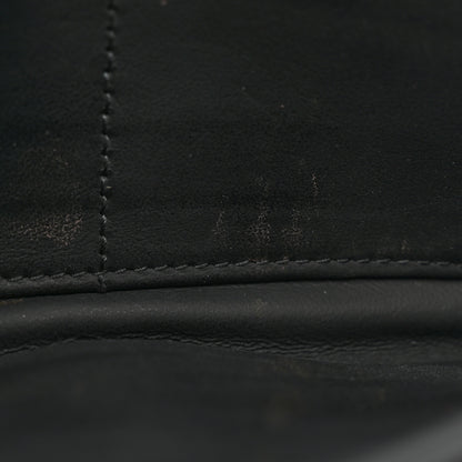 Christian Dior Ultra Matte Calfskin Saddle Chain Wallet Pouch Black 12 of 14