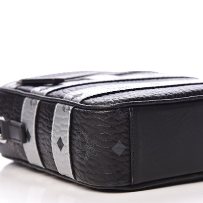 MCM Visetos Spot Crossbody Bag Black 6 of 11