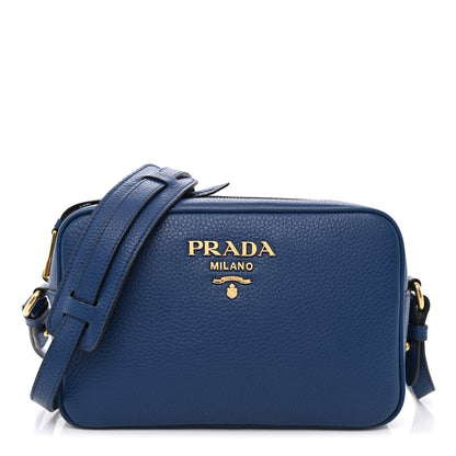 Prada Vitello Phenix Camera Bag Bluette 1 of 12