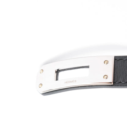 Hermes Chamonix Kelly Double Tour Bracelet M Black 7 of 8