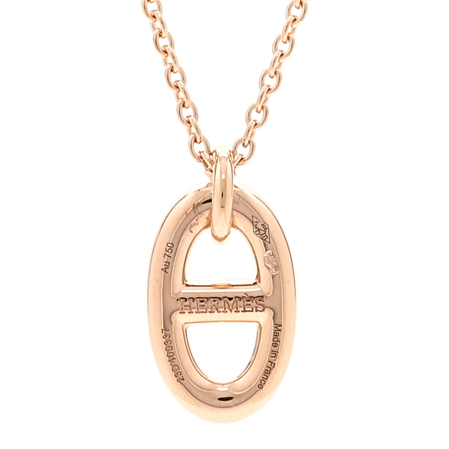 Hermes 18K Rose Gold PM Farandole Pendant Necklace 4 of 6
