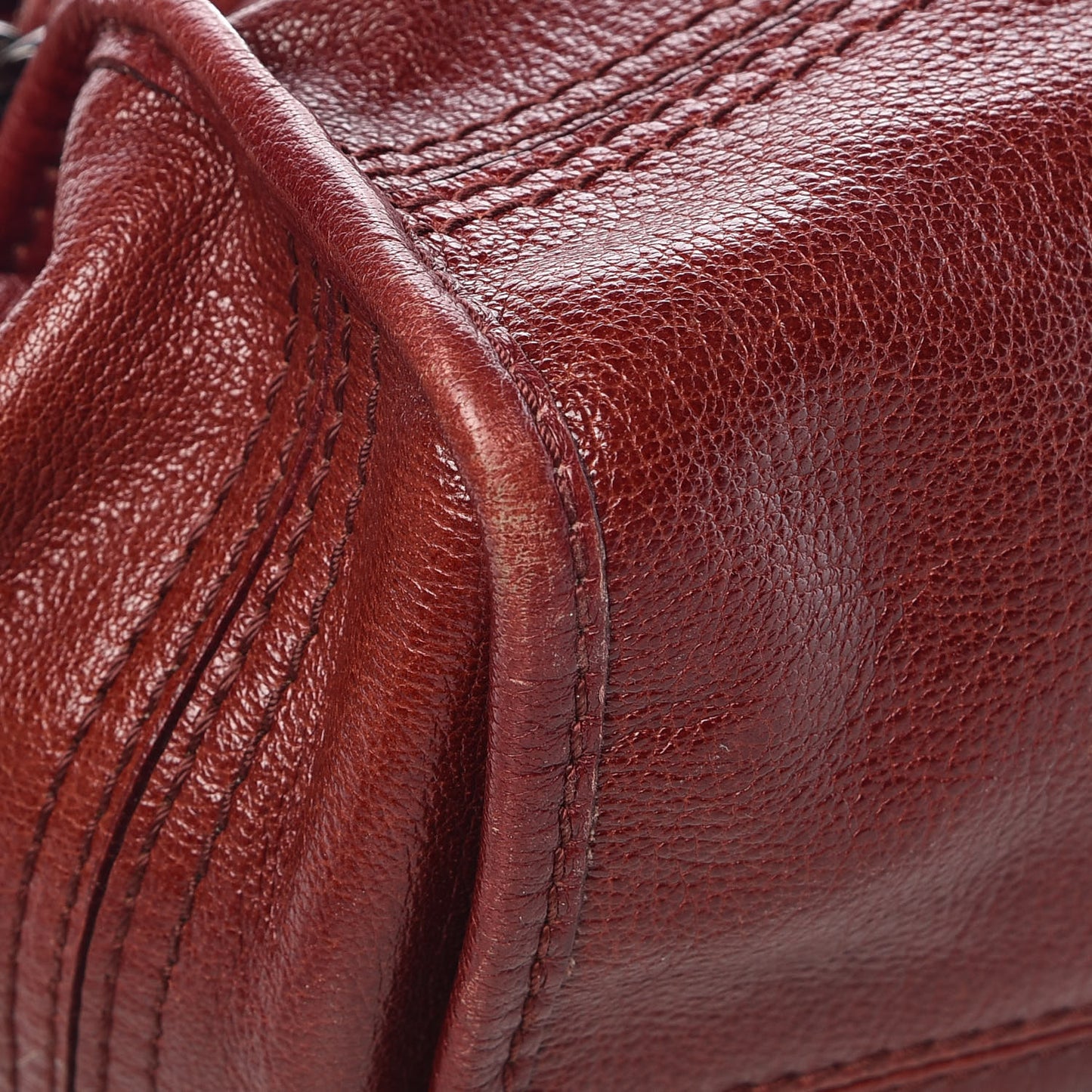 Calfskin Ashmore Tote Burgundy