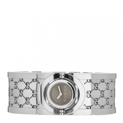 Gucci Stainless Steel 23mm Twirl Quartz Watch Brown 2 of 4