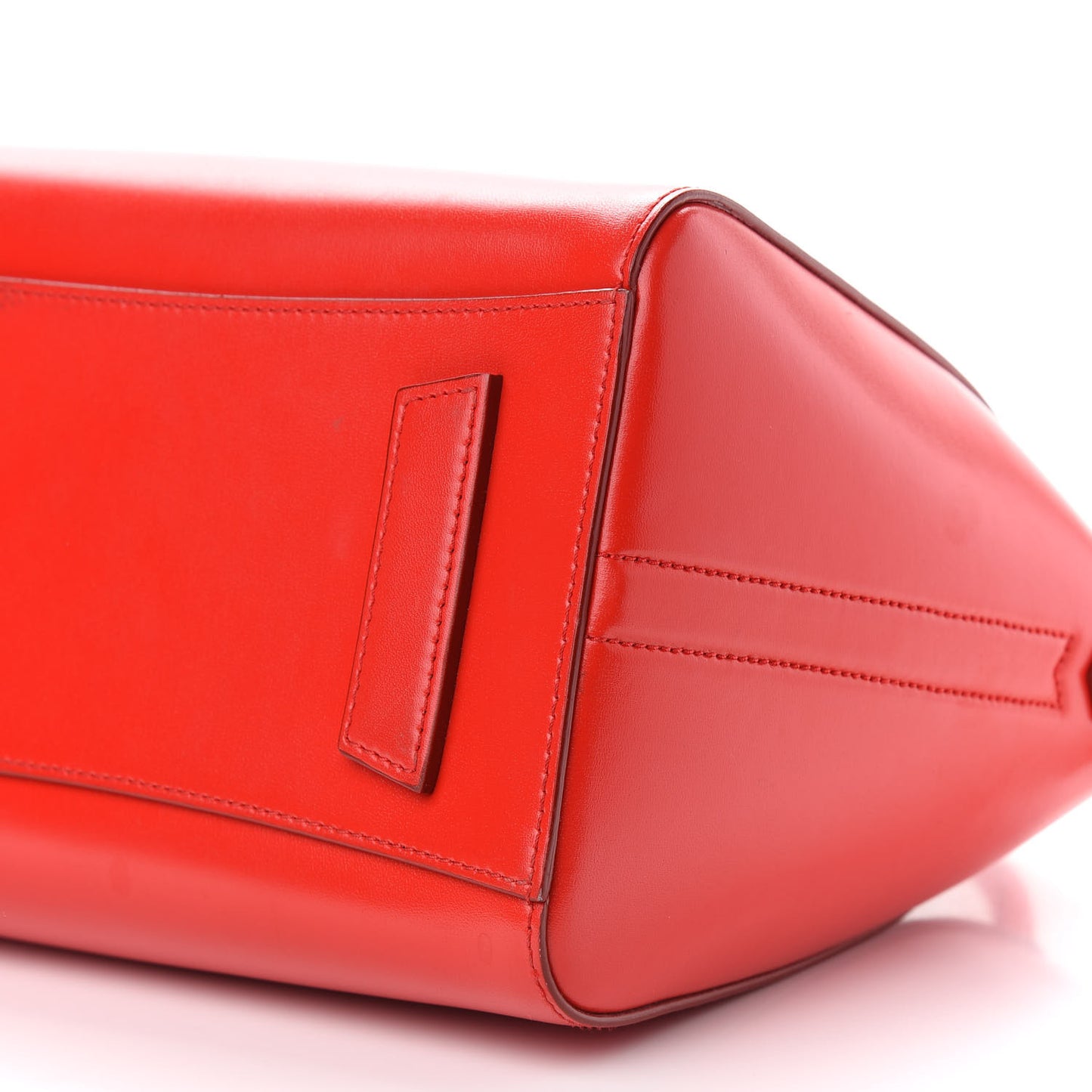 Shiny Lord Calfskin Small Antigona Medium Red