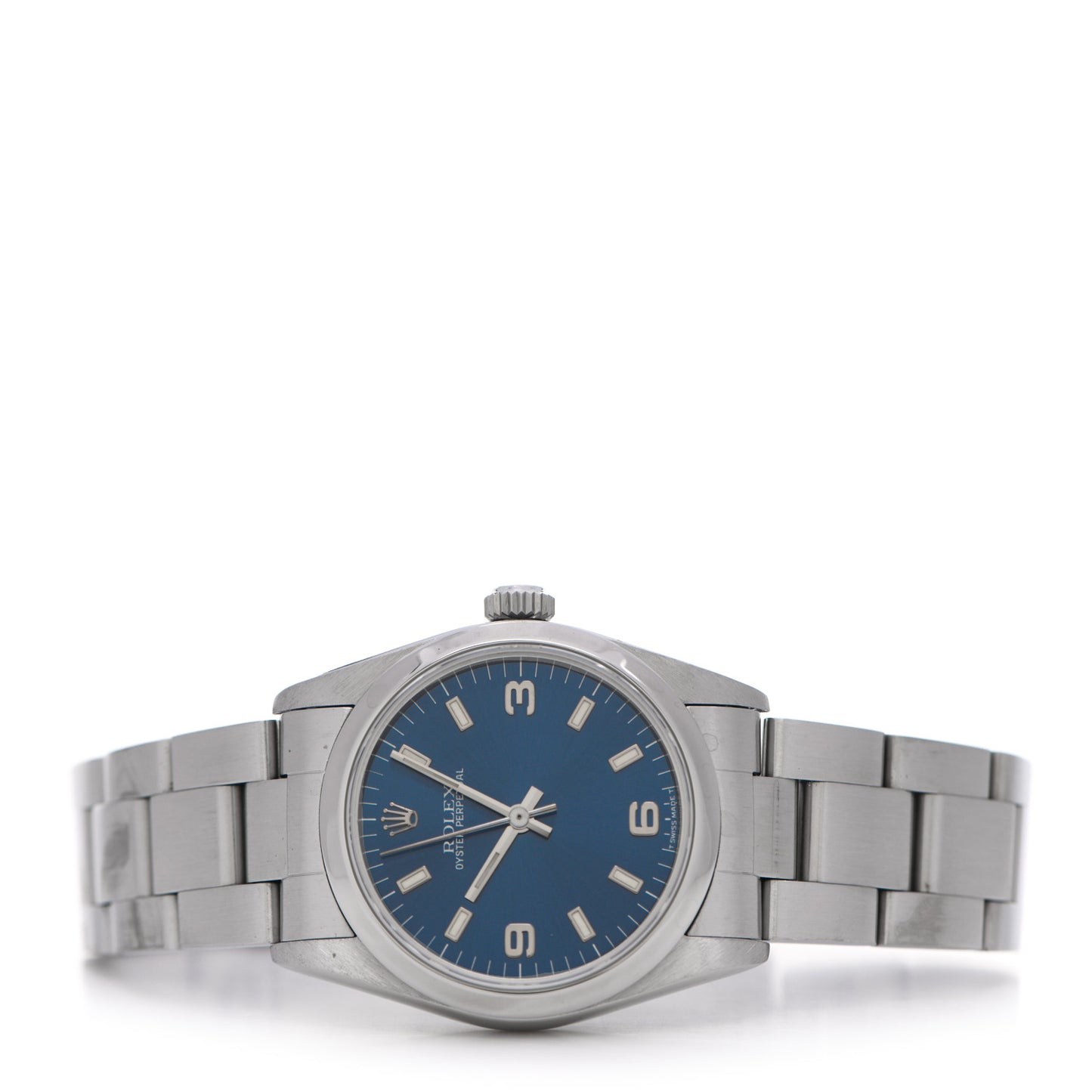 Stainless Steel 31mm Oyster Perpetual Watch Blue 67480