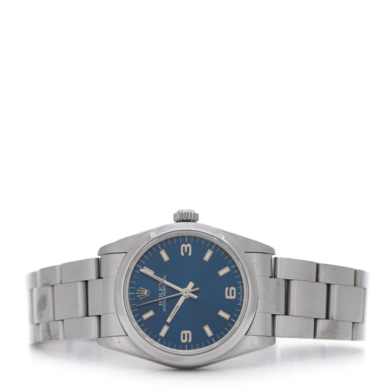 Rolex Stainless Steel 31mm Oyster Perpetual Watch Blue 67480 2 of 5