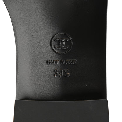 Chanel Patent Calfskin CC Mules 39.5 Black 5 of 8