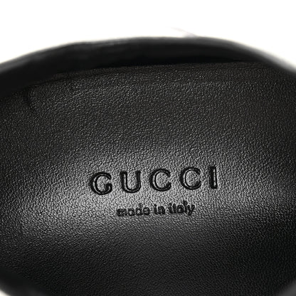 Gucci Calfskin Womens Interlocking G Sneakers 35.5 Black White 7 of 10