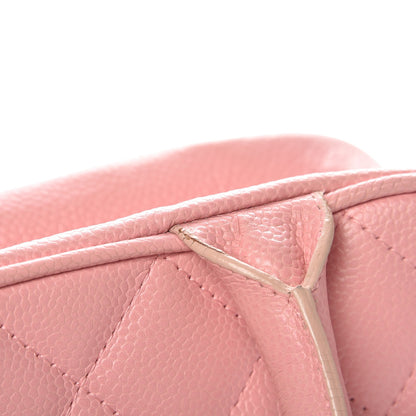Chanel Caviar Quilted Small Bowler Pink 10 of 10