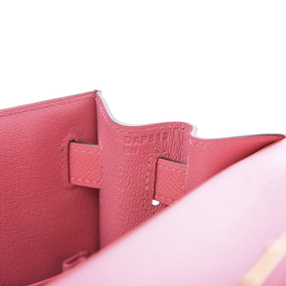 Hermes Epsom Kelly Sellier 28 Rose Azalee 8 of 13