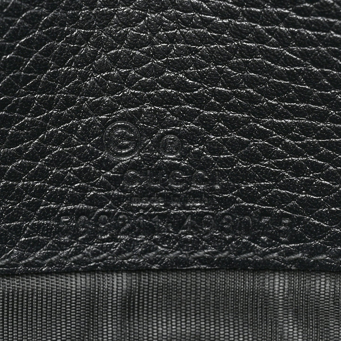 Pebbled Calfskin Soho Wallet On Chain Black