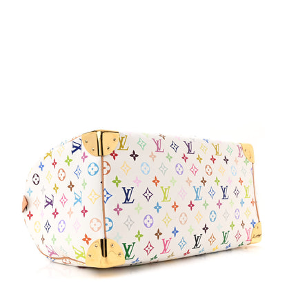 Louis Vuitton Monogram Multicolor Speedy 40 White 4 of 11
