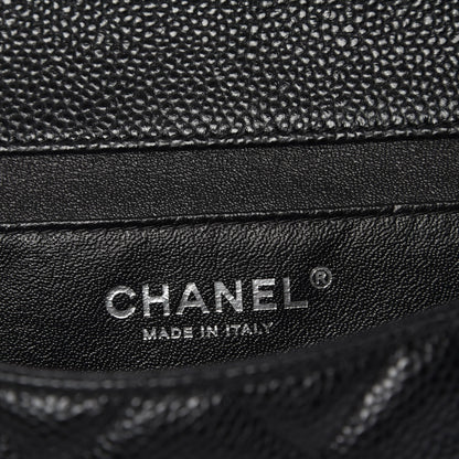 Chanel Caviar Quilted Clutch With Chain Flap Black 5 of 8