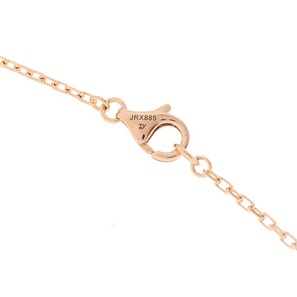 Cartier 18K Pink Gold Diamond XS Hearts and Symbols Necklace 5 of 6