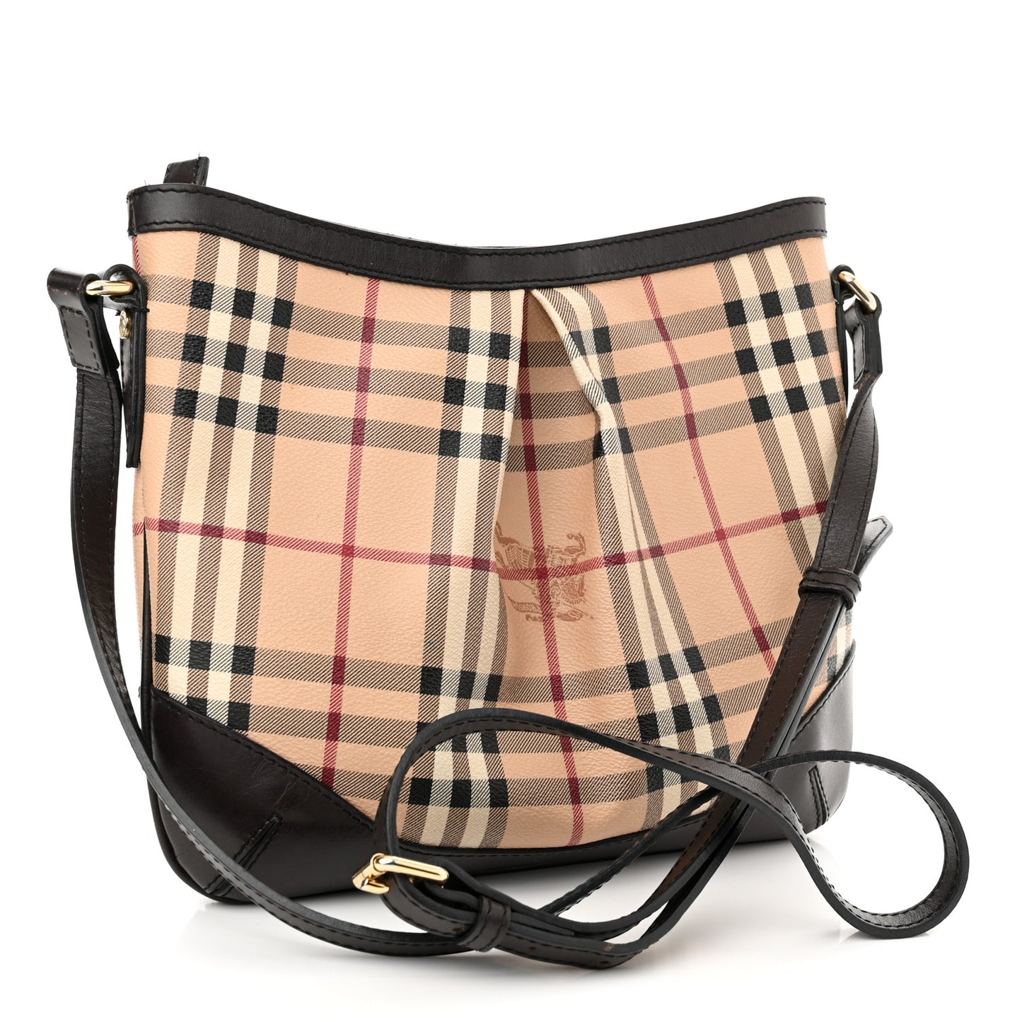 Haymarket Check Hartham Crossbody Chocolate