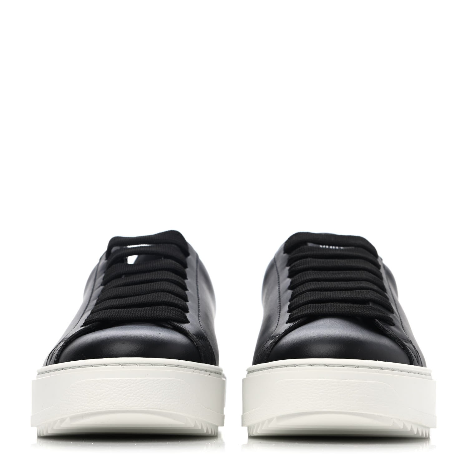 Louis Vuitton Calfskin Time Out Sneakers 37 Black 2 of 4