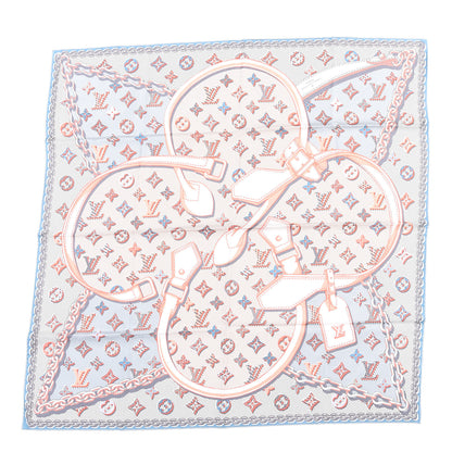 Louis Vuitton Silk Pop Monogram Scarf Blush Clair 1 of 3