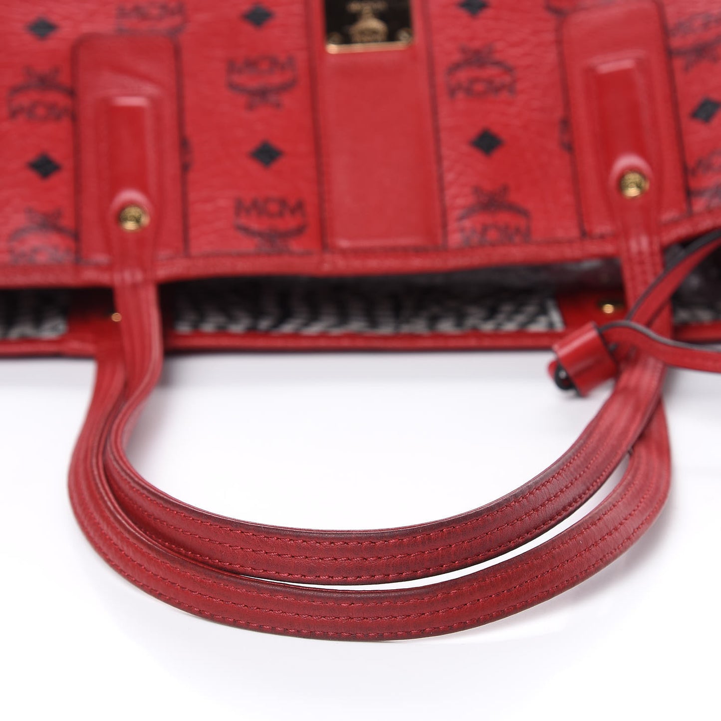 Visetos Large Liz Reversible Shopper Tote Ruby Red
