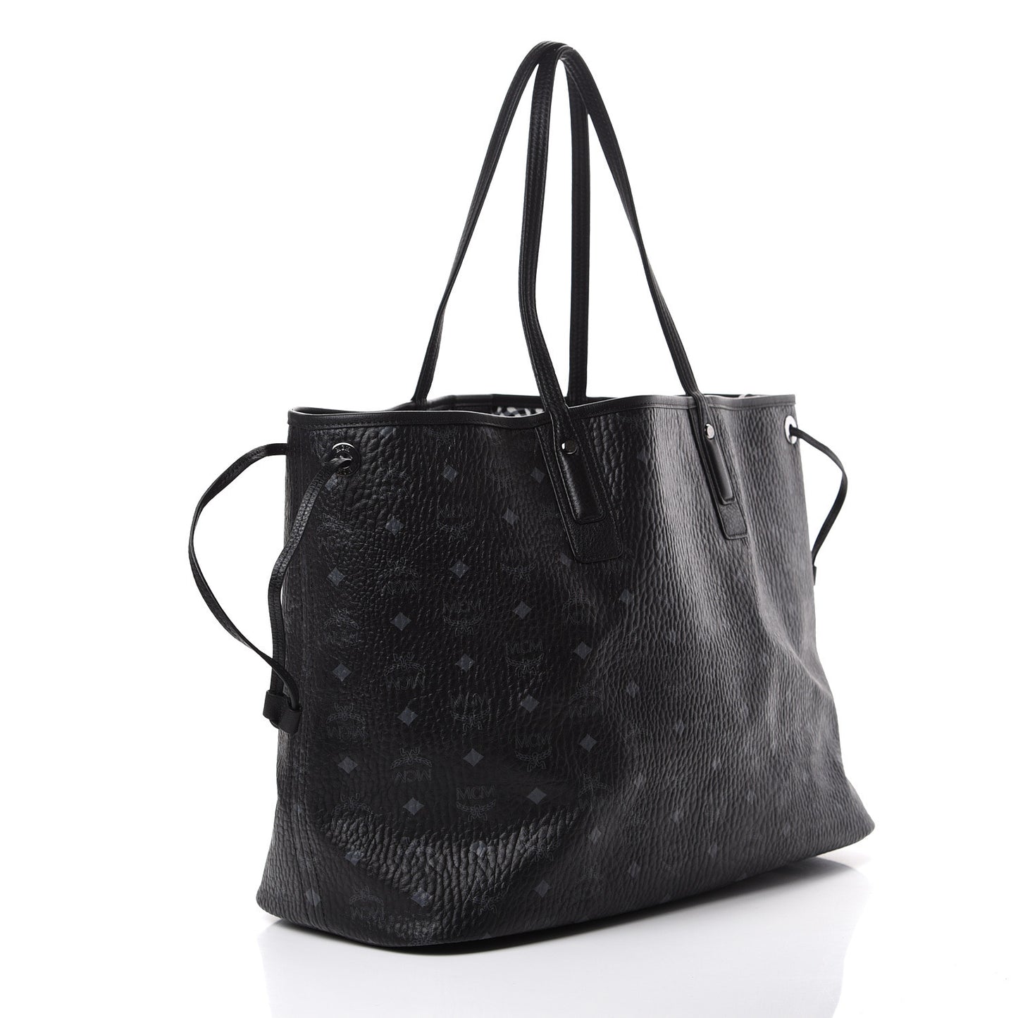 Visetos Large Liz Reversible Shopper Tote Black