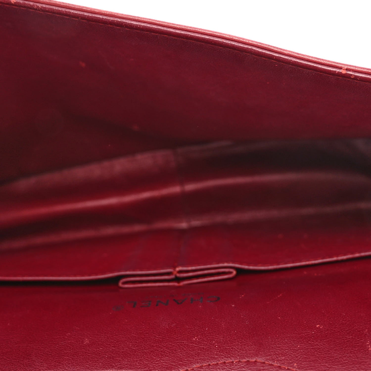 Chanel Patent Quilted Maxi Double Flap Red 5 of 19