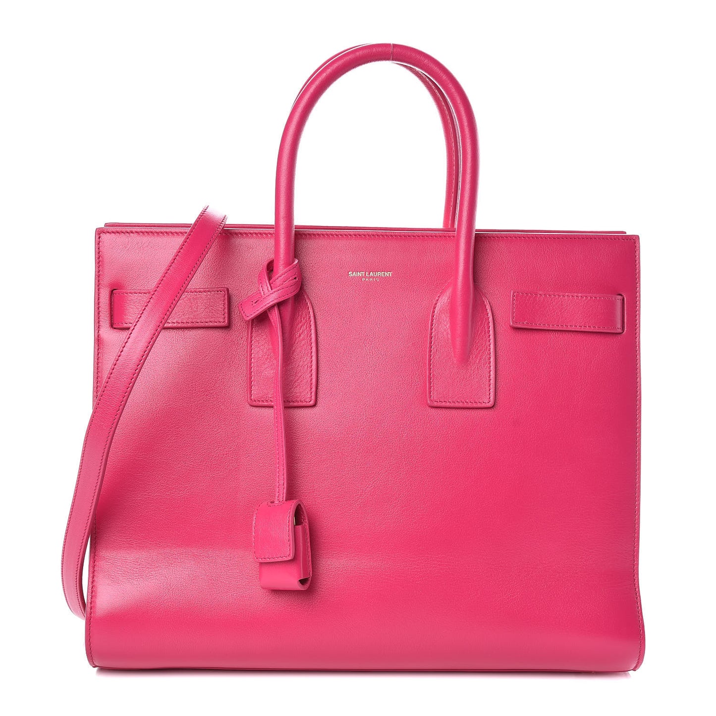 Calfskin Small Sac De Jour Lipstick Fuchsia