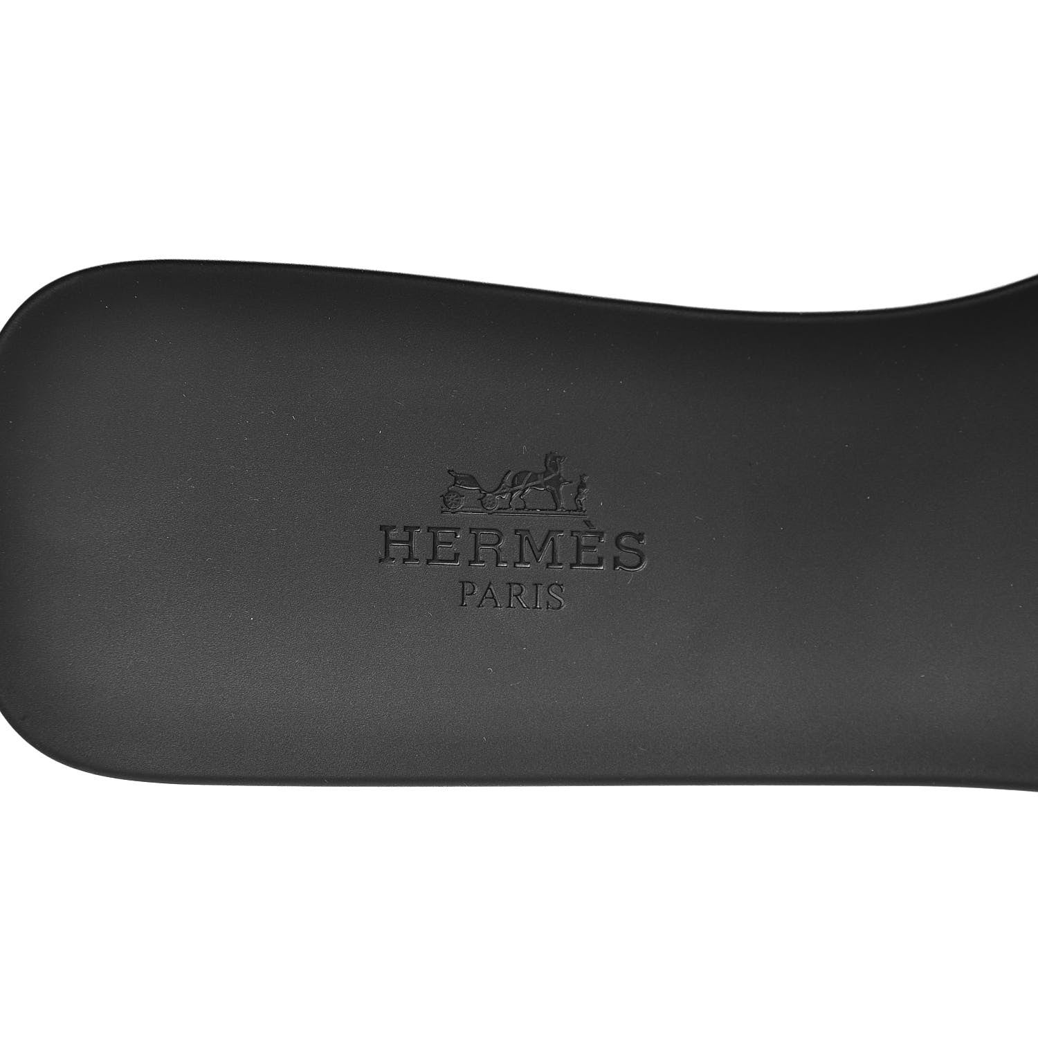 Hermes Rubber Aloha Sandals 39 Black 6 of 9