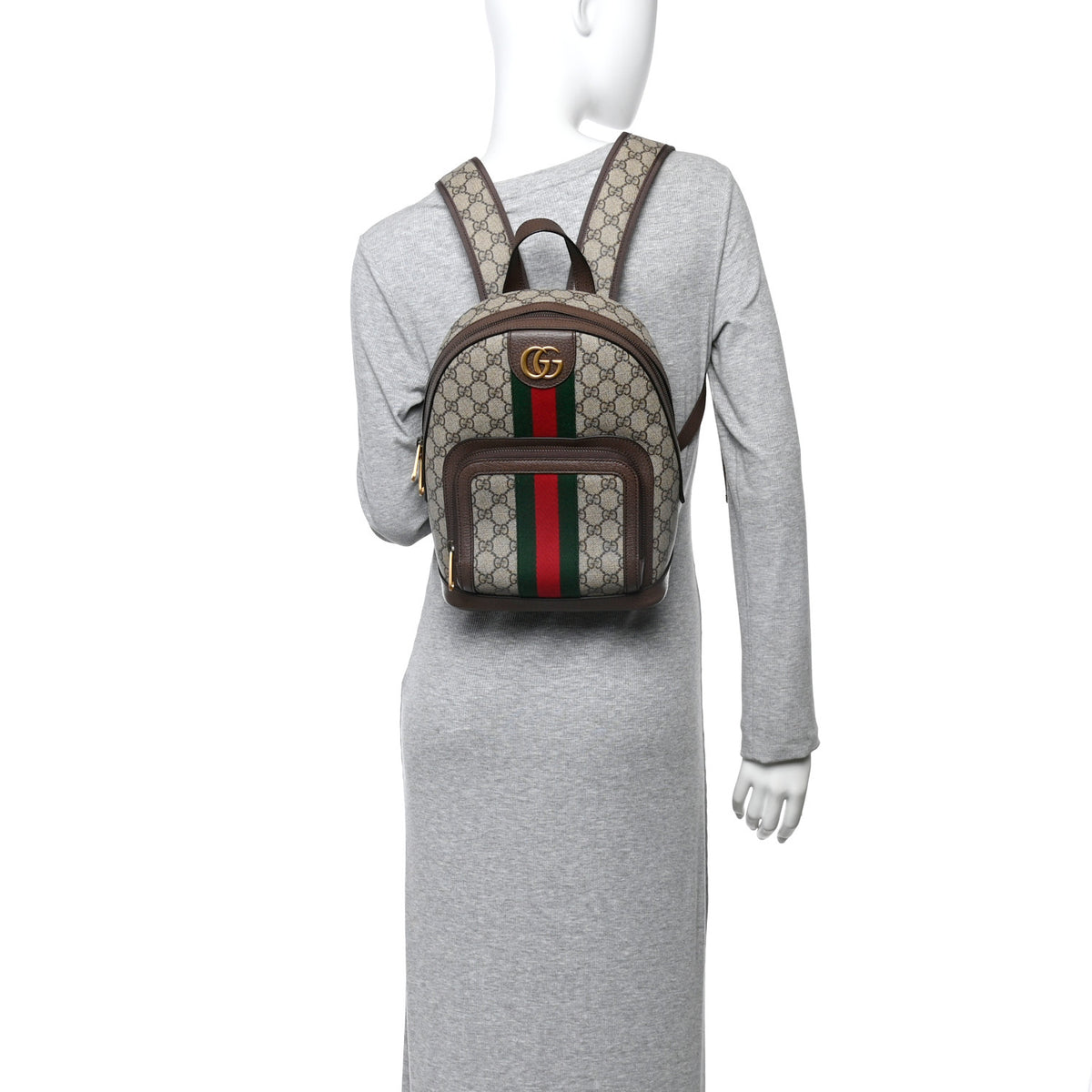 Gucci Ophidia GG Supreme Backpack Gucci Ophidia GG Supreme Canvas Small Backpack main image 2